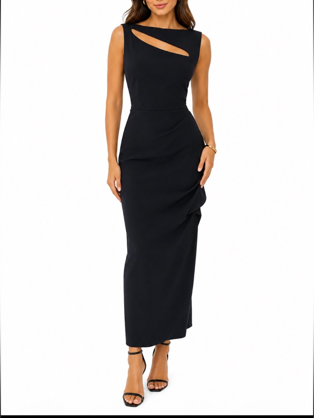 Chiara Boni La Petite Robe Cut-Out Gown Size 12/48 EUC Petite